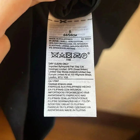 NWT Banana Republic black spaghetti strap dress - Picture 11 of 11